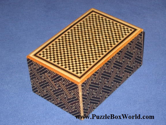 5 Sun 21 + 1 Step Saya-Ichimatsu Japanese Puzzle Box