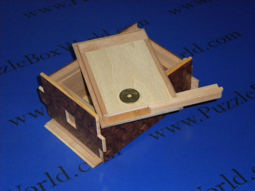 5 Sun 35 +1 Step Akaasa Japanese Puzzle Box