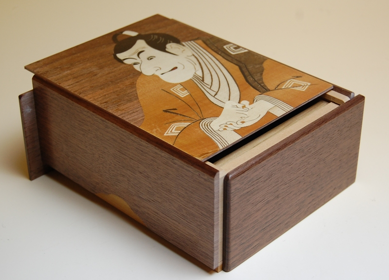 6 Sun 10 Step Syaraku Katsura Japanese Puzzle Box