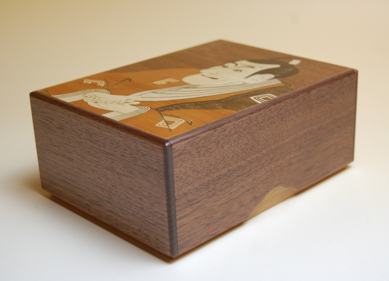 6 Sun 10 Step Syaraku Katsura Japanese Puzzle Box