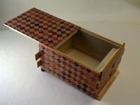 6 Sun 54 + 1 Move Red Ichimatsu Japanese Puzzle Box By Mr. Yamanaka