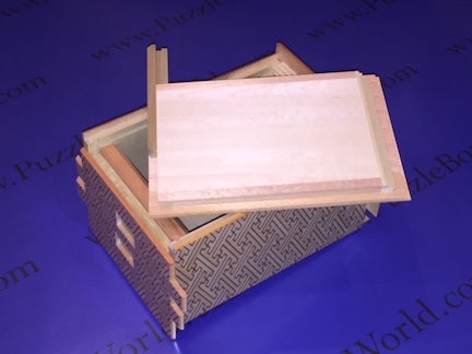 6 Sun 54 + 1 Move Shirosaya Japanese Puzzle Box By Mr. Yamanaka
