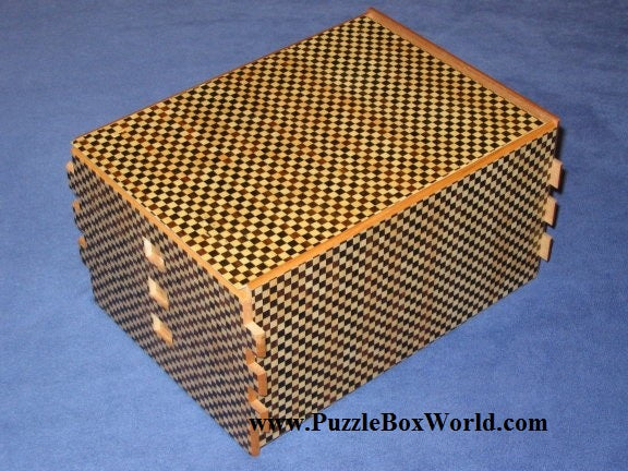 7 Sun 72 Move Ichimatsu Japanese Puzzle Box By Mr. Yamanaka
