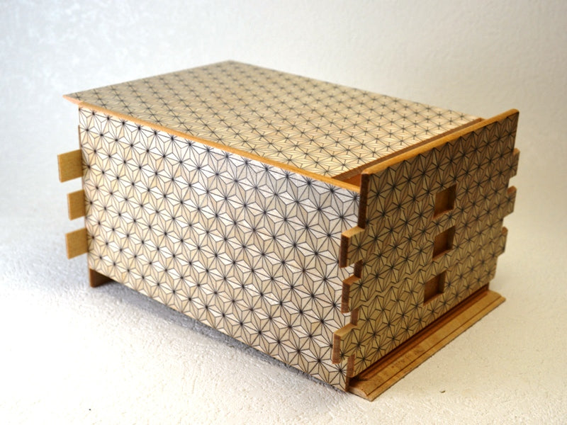 7 Sun 72 +1 Step Shiroasa Japanese Puzzle Box