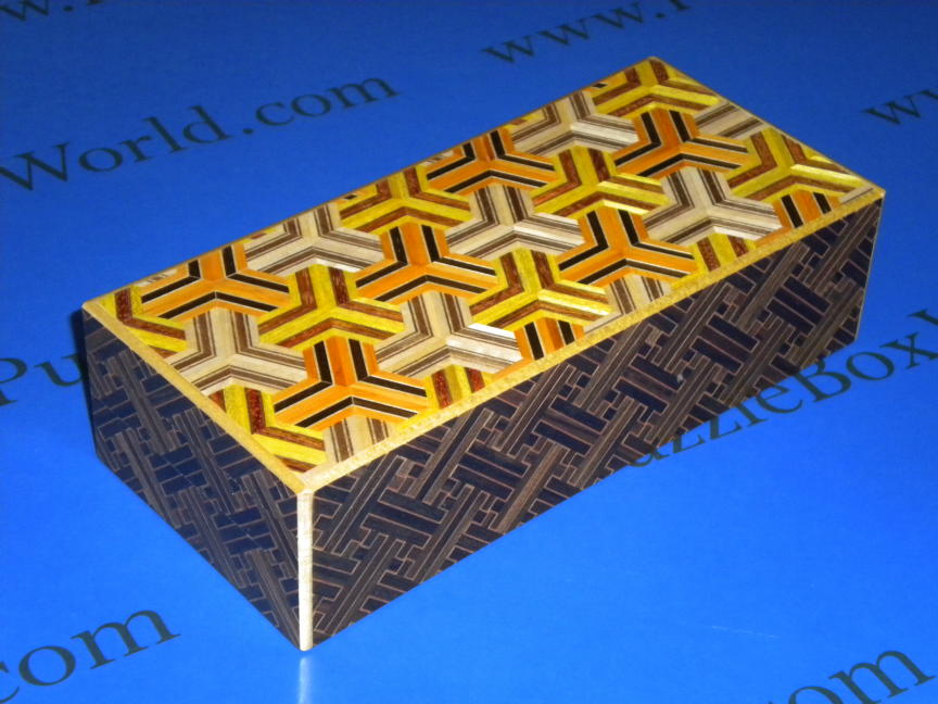 Large 7 Step Japanese Kikkou/Saya Japanese Puzzle Box