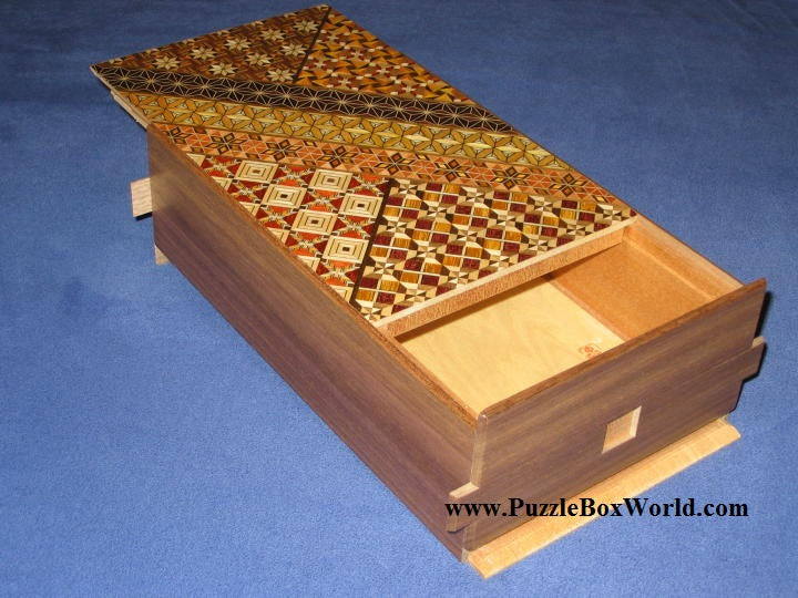 8 Sun 28 Step Yosegi Japanese Puzzle Box