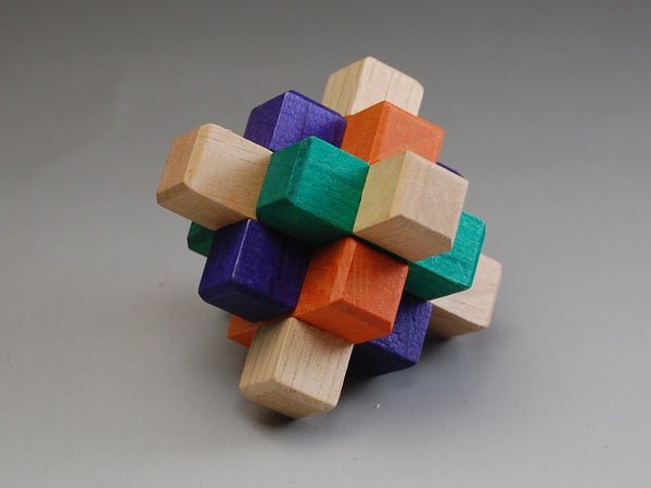 9 Piece Japanese Kumiki Puzzle – Puzzle Box World