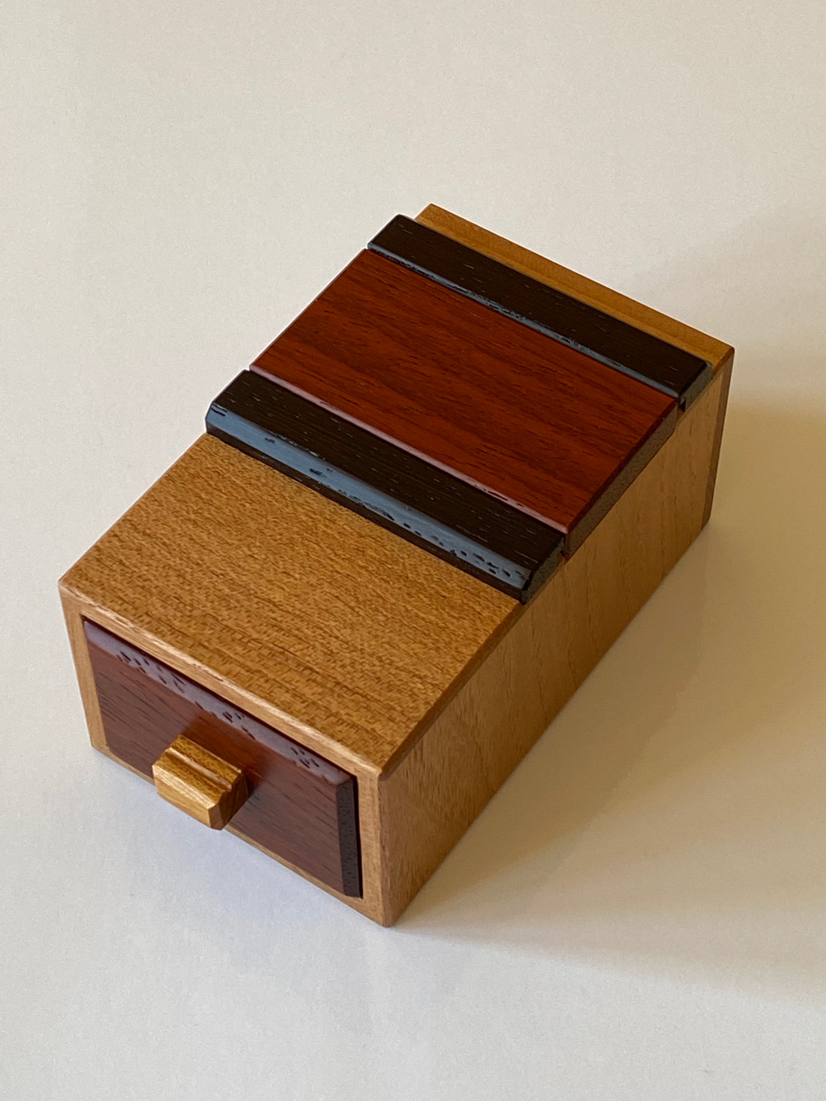 Another Aquarius Drawer Japanese Puzzle Box by Hiroshi Iwahara