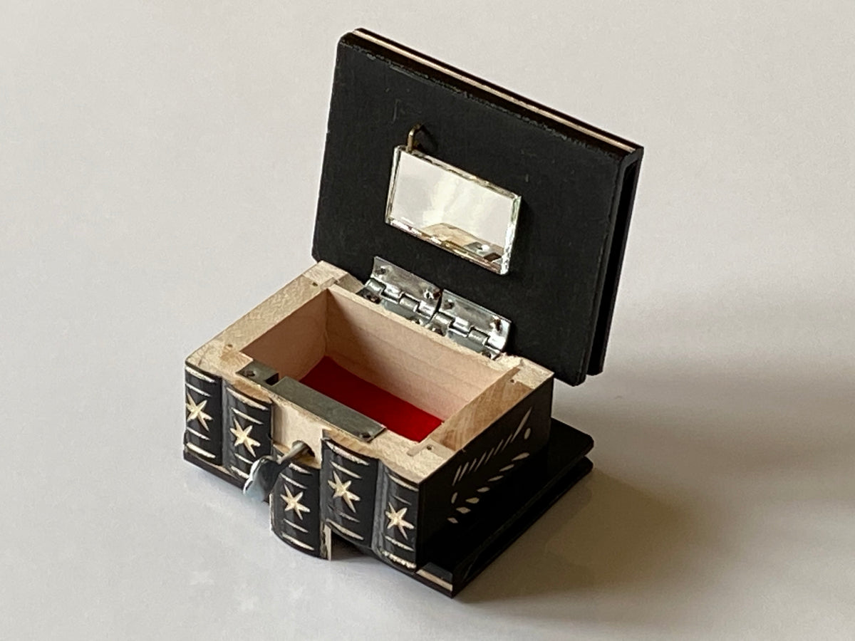 SMALL Romanian Secret Puzzle Box (Black)