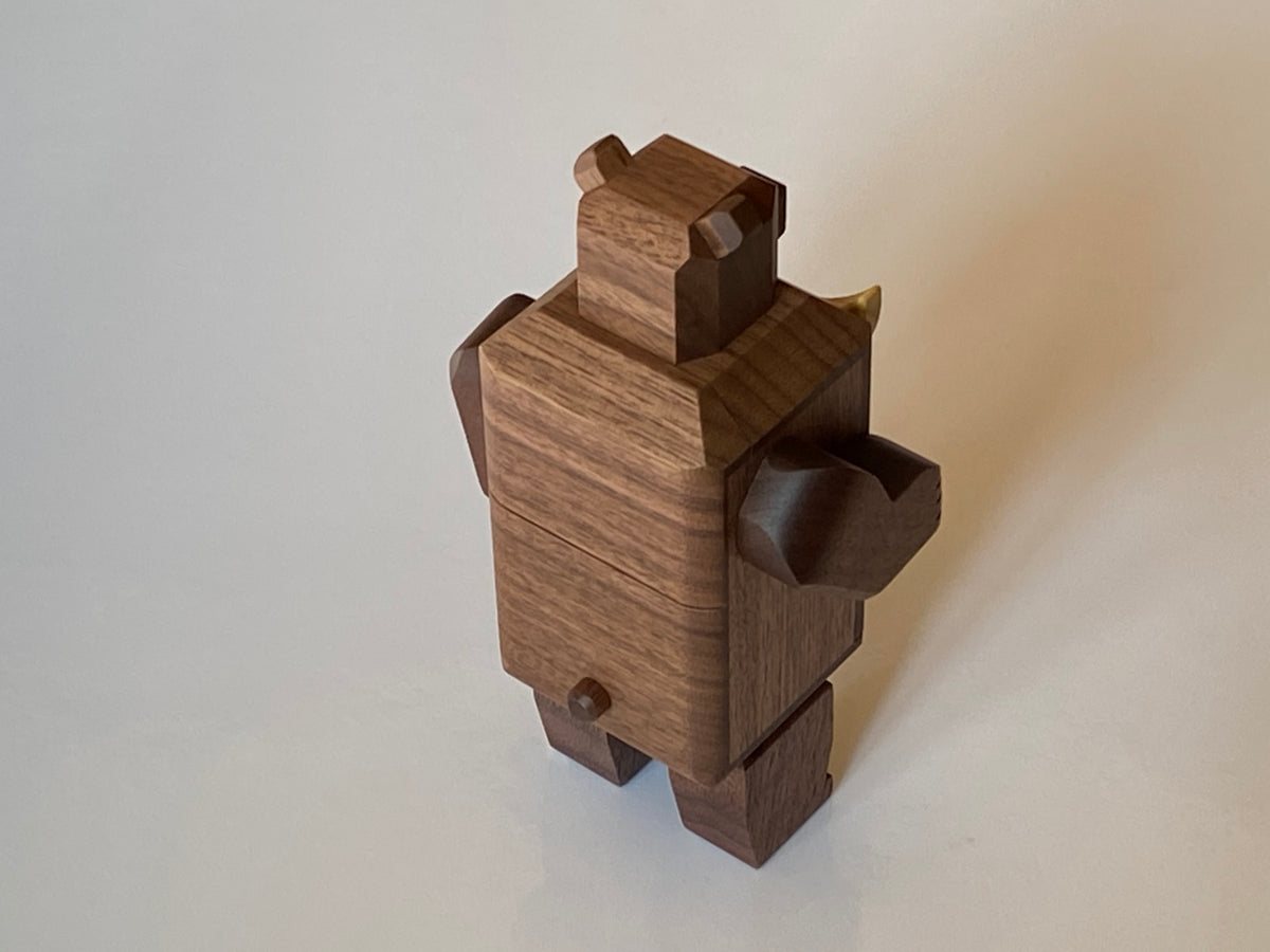 Moon and Bear Japanese Puzzle Box by Yoh Kakuda