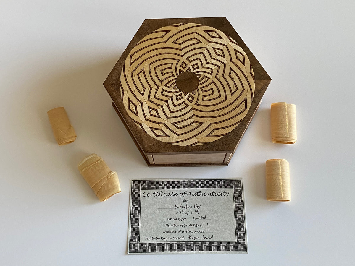Butterfly Puzzle Box by Kagen Sound