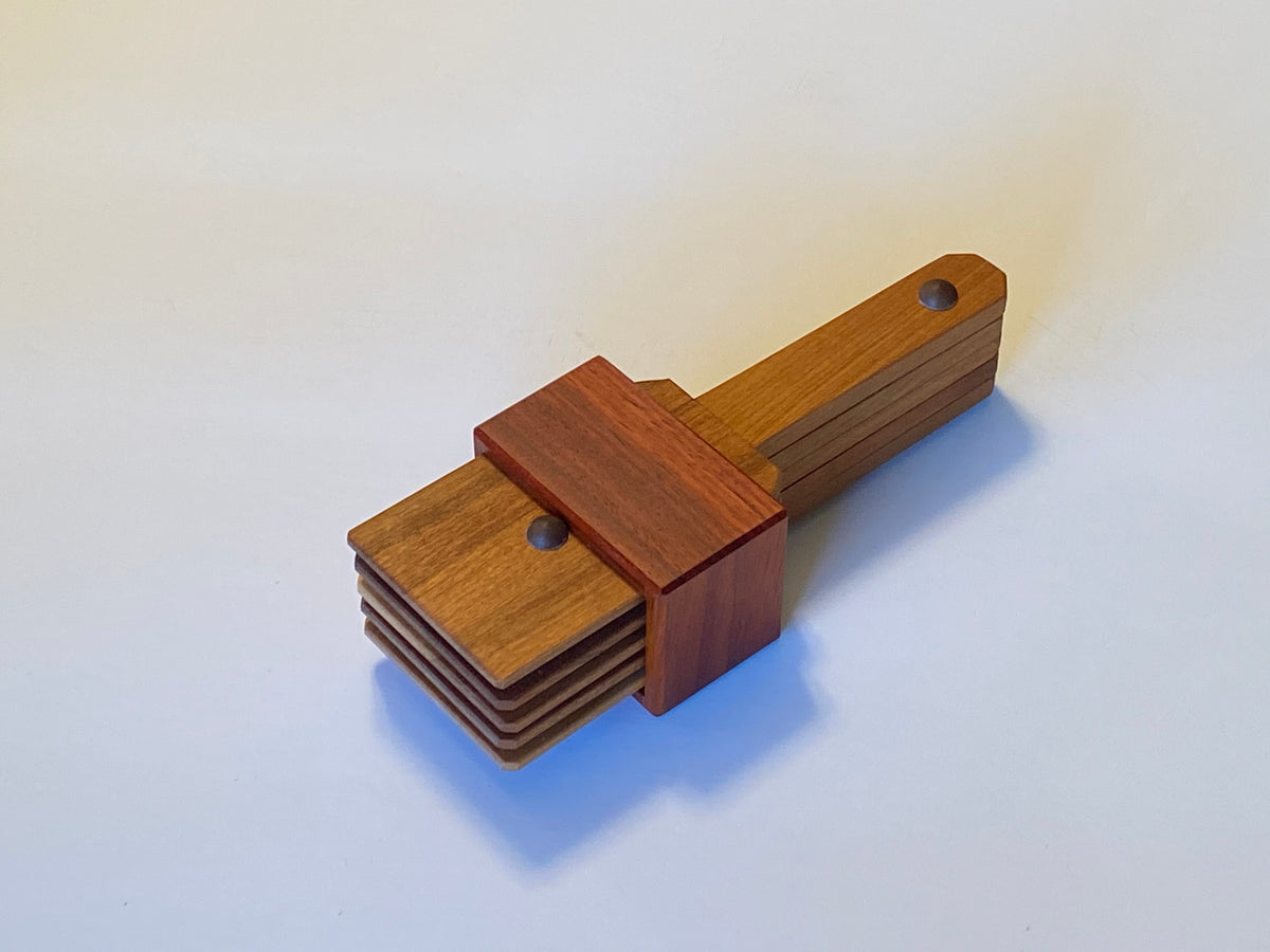 Card Case Karakuri Japanese Fan by Yukio Ogura