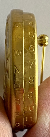 REPLICA 1940 Little Orphan Annie Decoder (A Christmas Story-Ralphies Pin!)