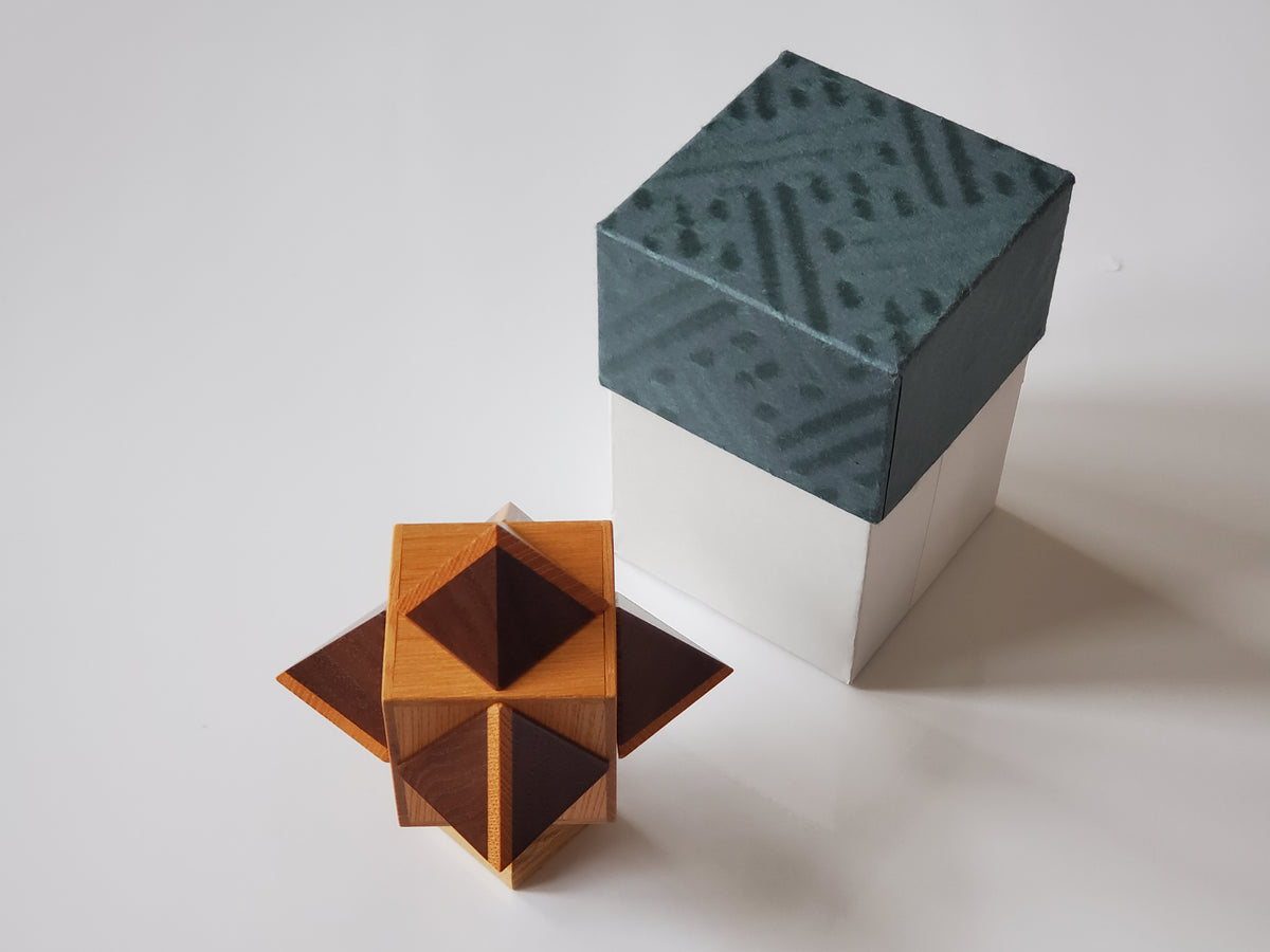 Cube & Octagon Japanese Puzzle Box