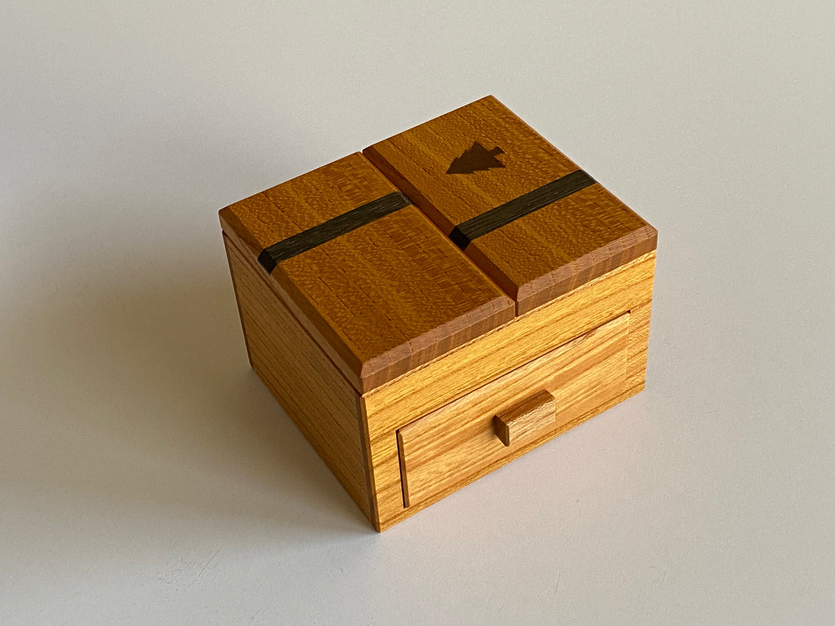 Drawer With A Tree Japanese Puzzle Box by Hiroshi Iwahara