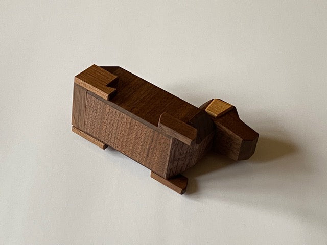 Dachshund Japanese Puzzle by Osamu Kasho