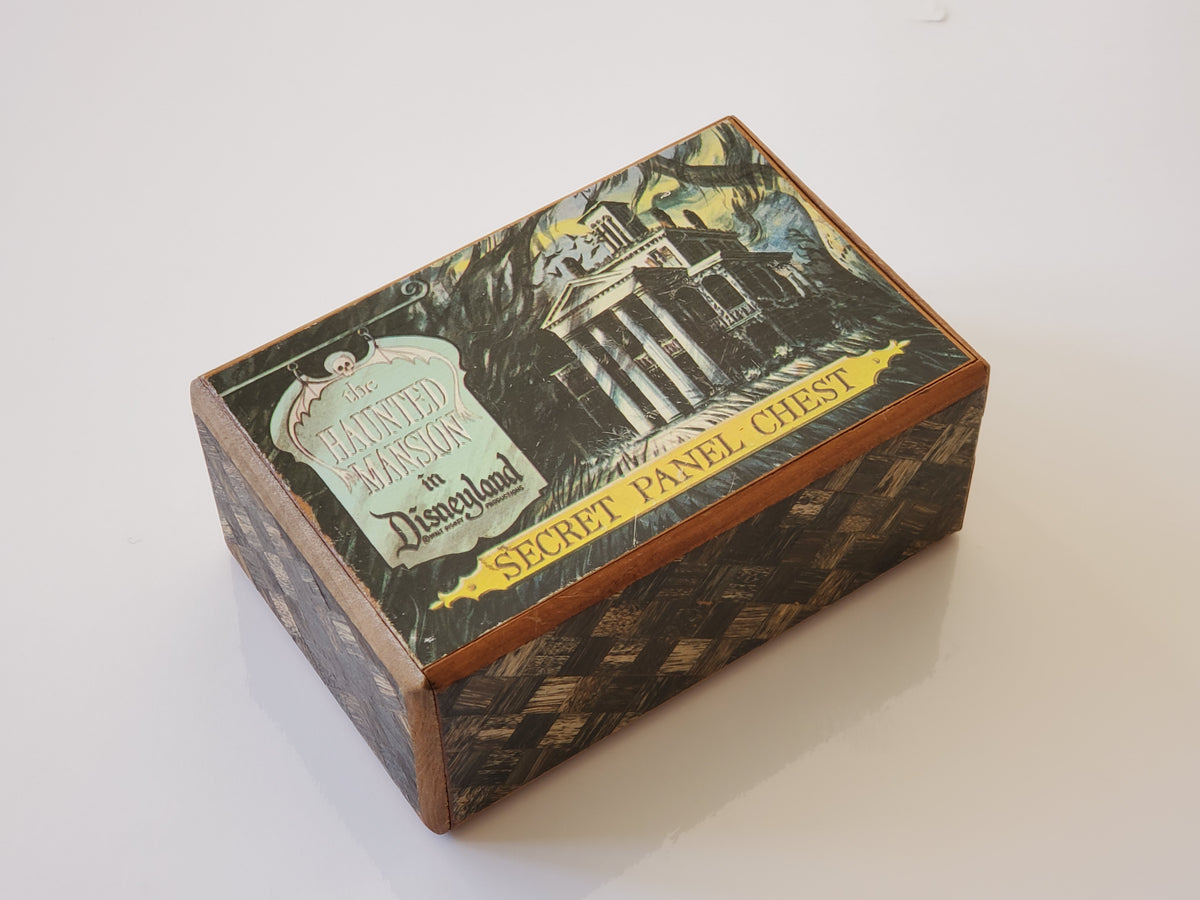 Vintage Disneyland Haunted Mansion Japanese Secret Panel Chest