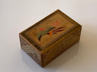 Vintage 5 Sun 10 Step Geisha Musical Hidden Drawer Japanese Puzzle Box