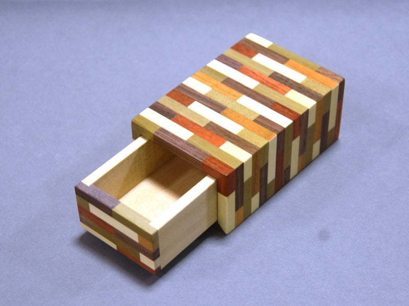 "Hit Box W" Limited Edition Japanese Puzzle Box Designed by Hideto Satou