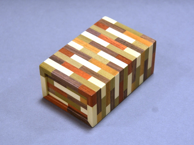 "Hit Box W" Limited Edition Japanese Puzzle Box Designed by Hideto Satou