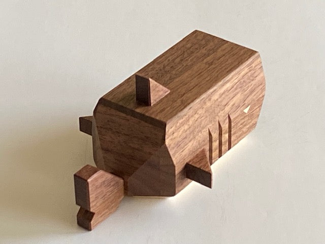 Little Shark Japanese Puzzle Box by Osamu Kasho