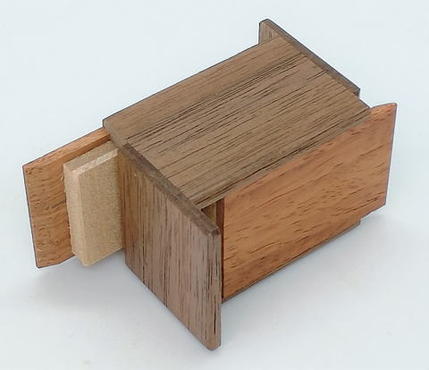 10 Step Mame Natural Wood Japanese Puzzle Box