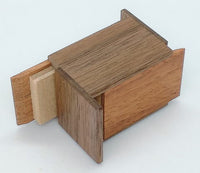 10 Step Mame Natural Wood Japanese Puzzle Box