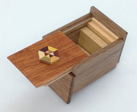 10 Step Mame Natural Wood Japanese Puzzle Box