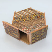 6 Step Hexagon Yosegi Japanese Puzzle Box