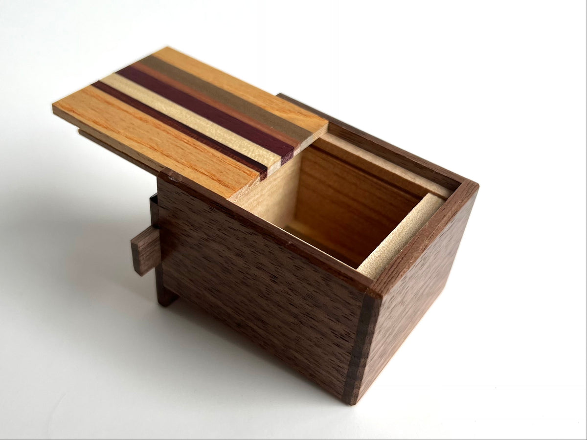 2 sun 7 Step Natural Wood Japanese Puzzle Box