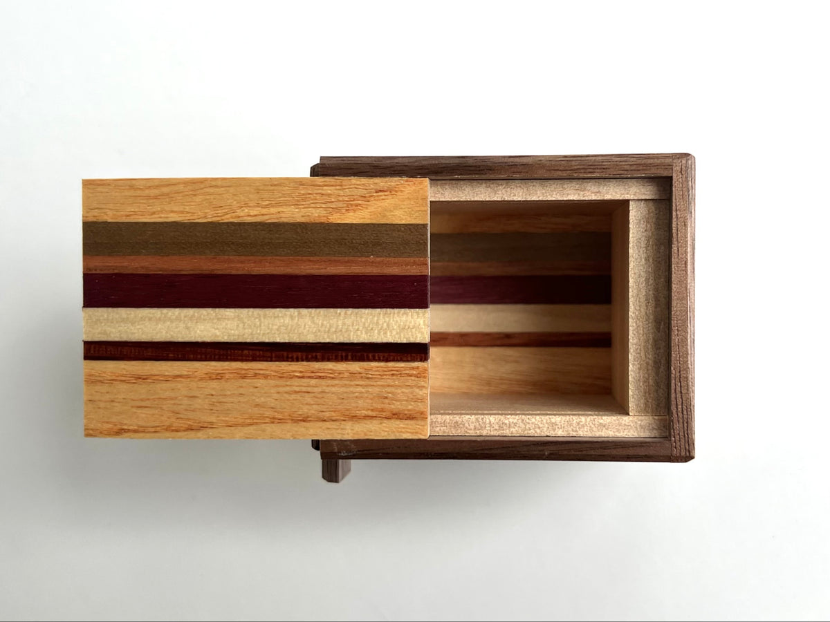 2 sun 7 Step Natural Wood Japanese Puzzle Box