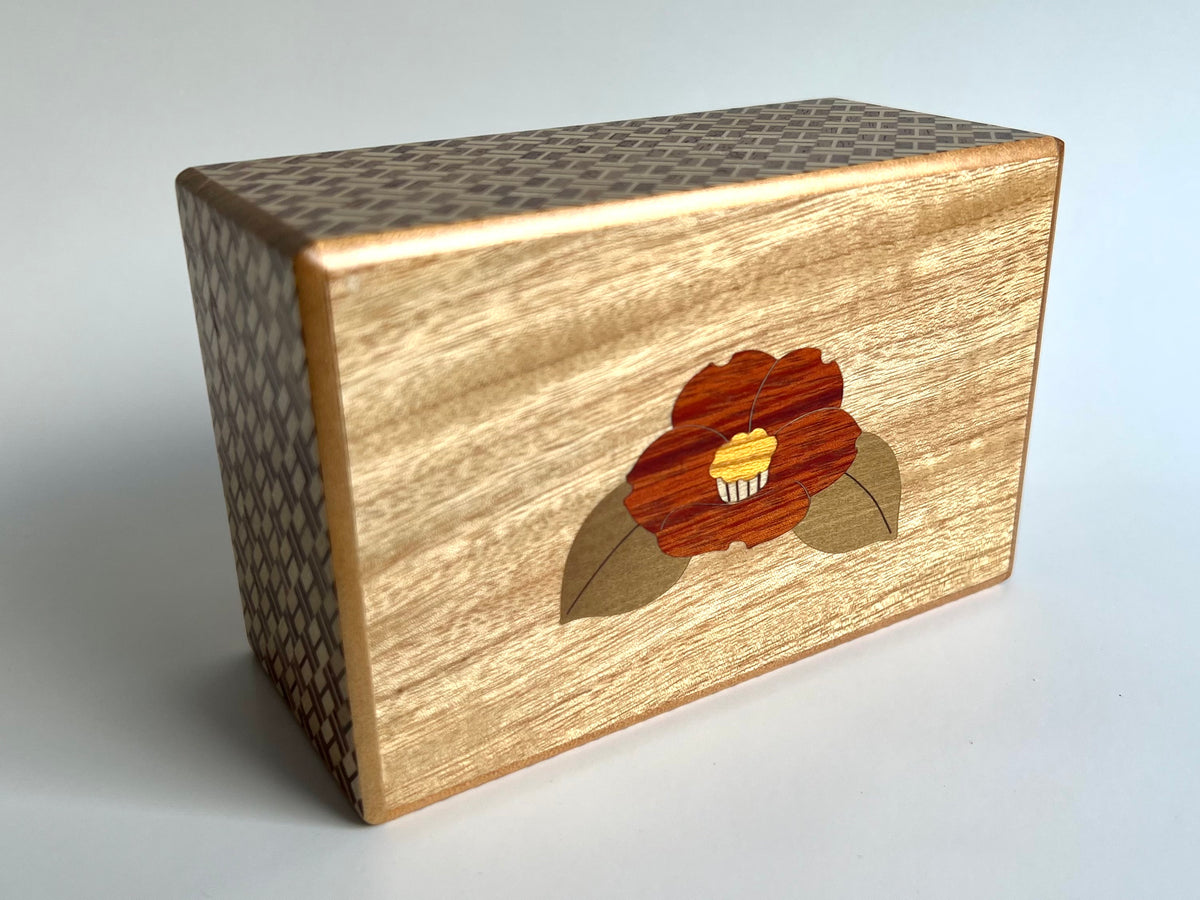 5 Sun 10 Step Aka Fuji Japanese Puzzle Box By Mr. Yamanaka