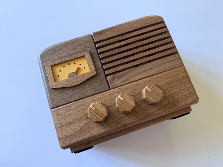 RF 37-2 Karakuri Antique Radio by Hiroshi Iwahara - VERY RARE !