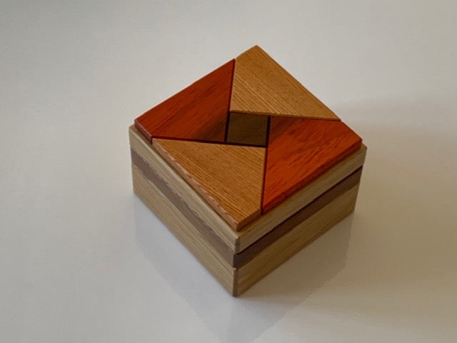 Secret Base Japanese Trick Puzzle Box (V)