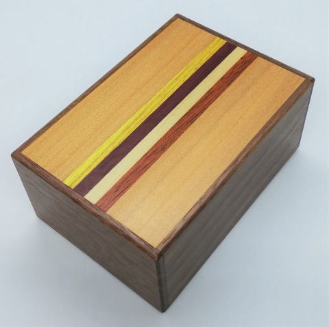 4 Sun 12 Step Limited Edition Natural Wood Japanese Puzzle Box