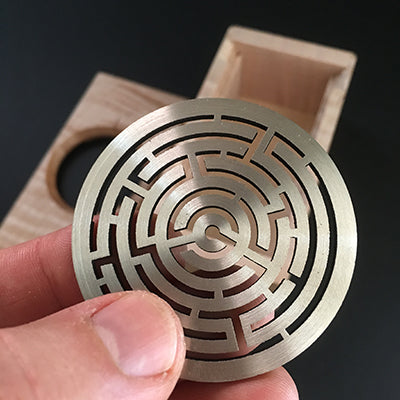 Maple Maze Puzzle Box (Hard)