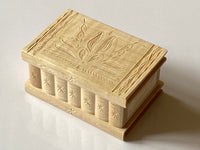 Romanian Secret Puzzle Box (Natural Wood)