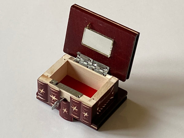 SMALL Romanian Secret Puzzle Box (Red)