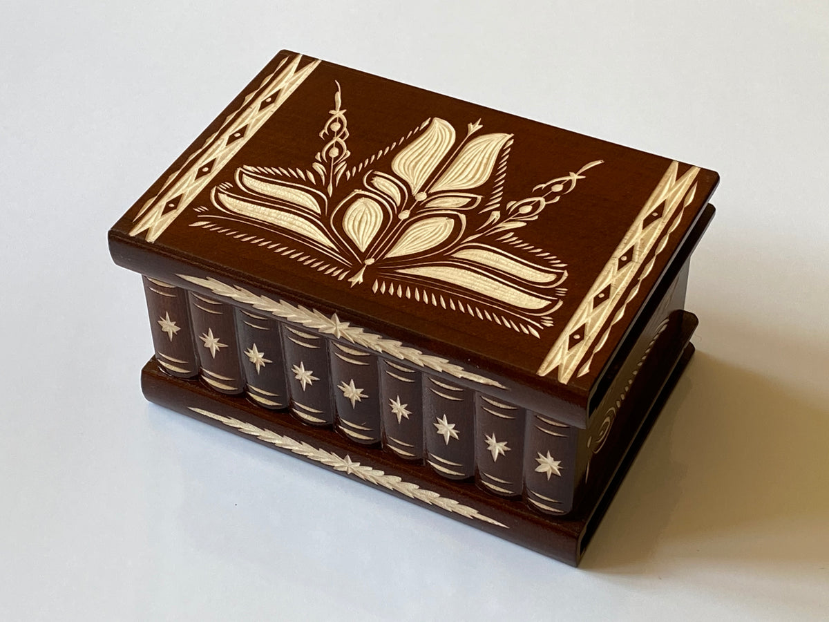 HUGE Romanian Secret Puzzle Box (Brown)