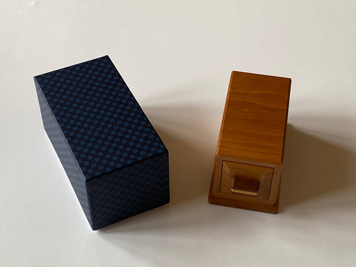 Reverse Drawer Puzzle Box by Akio Kamei