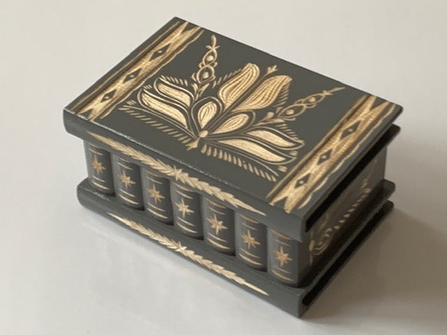 Romanian Secret Puzzle Box (GRAY)