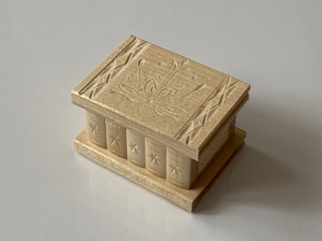SMALL Romanian Secret Puzzle Box (Natural Wood)