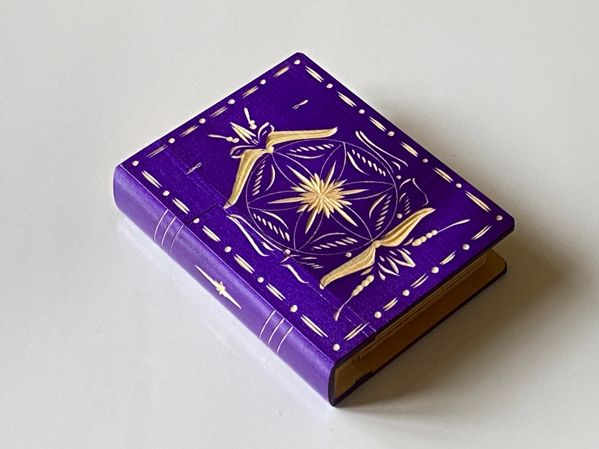 Transylvanian Secret Book Box (Purple)