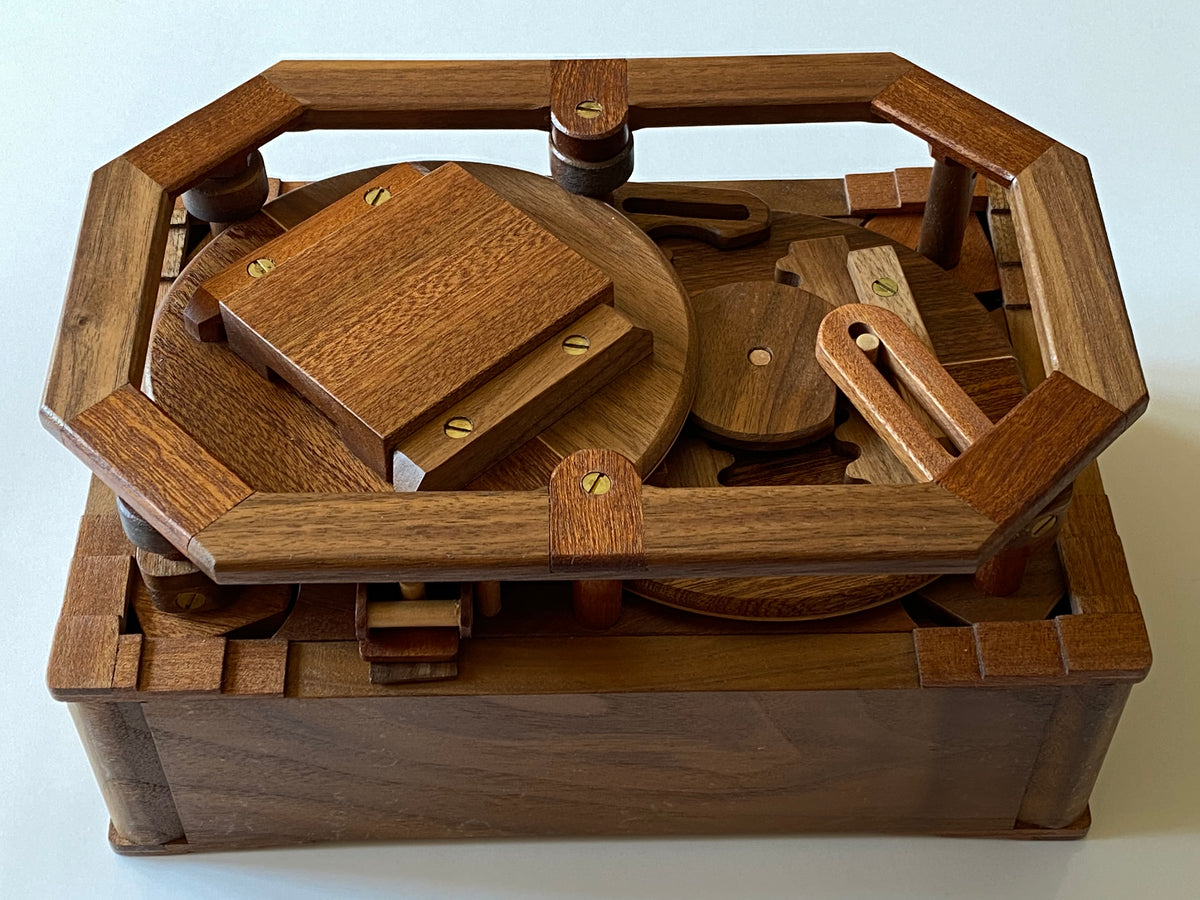 Stickman Dwemer Construct Puzzle Box - Hard to Find!
