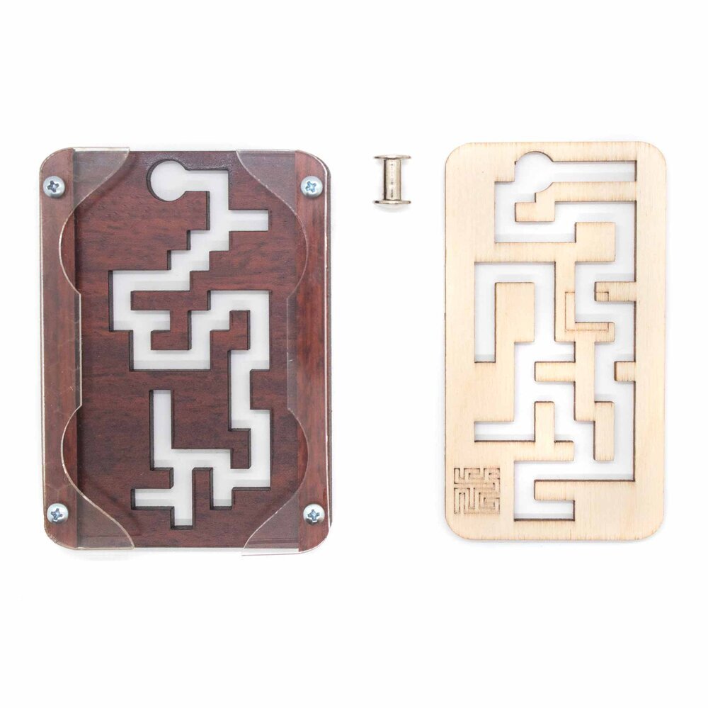 Two Keys German Trick Puzzle Box