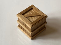 Mini Packing Box (Crate)  II Japanese Puzzle Box  by Yoshiyuki Ninomiya