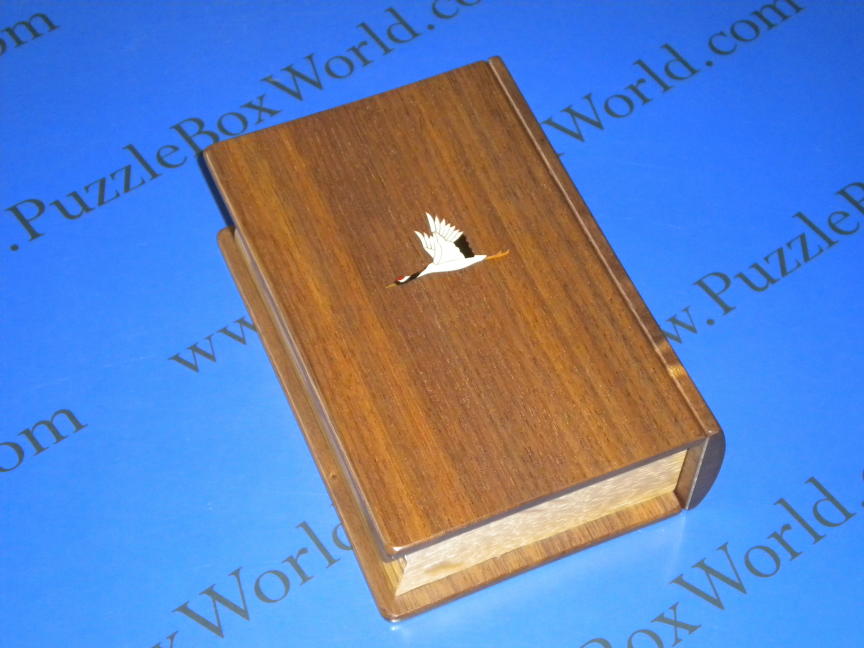 Book (Zougan) Japanese Puzzle Box by Akio Kamei