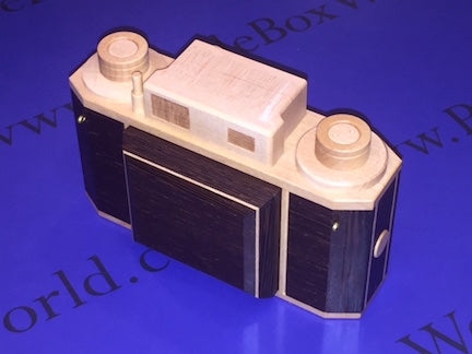 Spring Camera Japanese Puzzle Box by Hideaki Kawashima