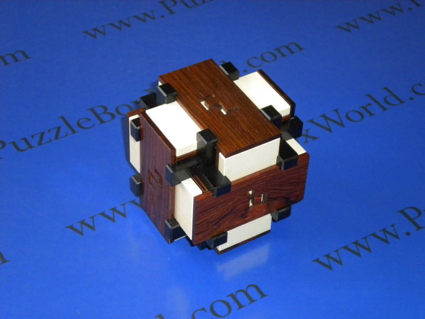 Cocobolo Maze Burr Puzzle by Kagen Schaefer