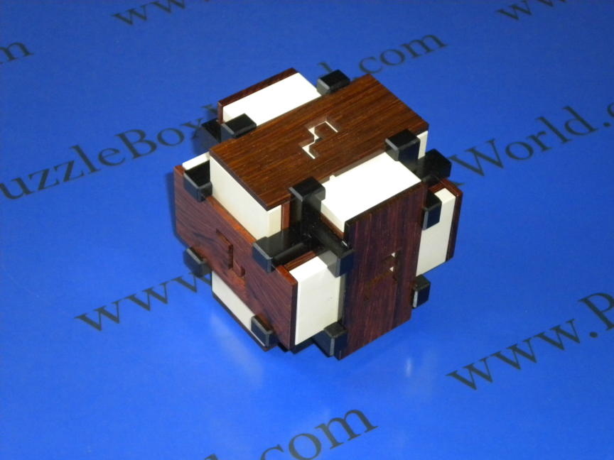 Cocobolo Maze Burr Puzzle by Kagen Schaefer